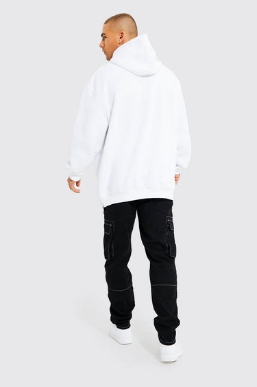 Oversized Hoodie Sudadero Blanco